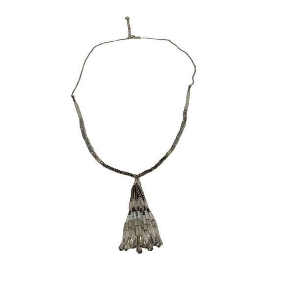 Nakamol Long Beaded Tassel‎ Necklace
